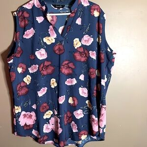 Summer short sleeve plus size blouse